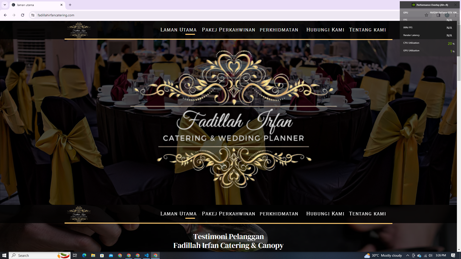 F&I Catering Web